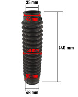 Cuff for front telescopes JAWA 350 type 638, 639