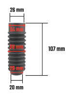 Babetta front fork cuff