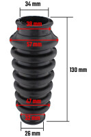 Jawa Pérák front telescope cuff