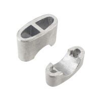 Simson S51 handlebar clamp - set