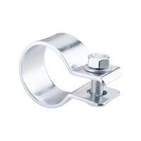Exhaust clamp ETZ 125, 150 - front - zinc