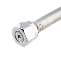 Front wheel axle ČZ 501/502 with nut - chrome