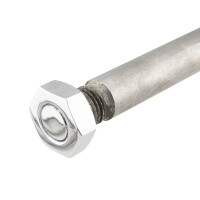 Rear wheel axle ČZ 502 with nut - chrome