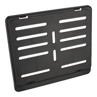 Plate under the license plate - plastic