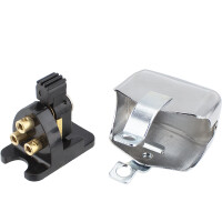 Turn signal switch with socket