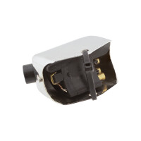 Light switch without side hole - chrome