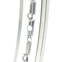 Rim 16 - 1.5 aluminum, polished Simson S51 MZA - KEBA
