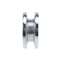 Rear wheel spacer ČZ125,150C (pulley) - chrome