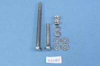 Set of screws for the entire motorcycle ČZ 125/150C - polished stainless steel