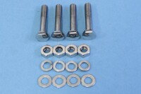 Set of screws for the entire motorcycle ČZ 125/150C - polished stainless steel