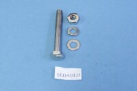 Set of screws for the entire motorcycle ČZ 125/150C - polished stainless steel