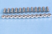 Set of screws for the entire motorcycle ČZ 175/502 scooter - polished stainless steel