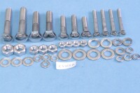 Set of screws for the entire motorcycle ČZ 175/502 scooter - polished stainless steel