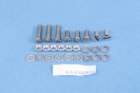 Set of screws for the entire motorcycle ČZ 175/502 scooter - polished stainless steel