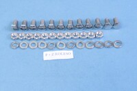 Set of screws for the entire motorcycle ČZ 175/502 scooter - polished stainless steel