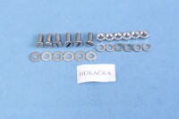 Set of screws for the entire motorcycle ČZ 175/502 scooter - polished stainless steel