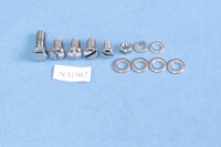 Set of screws for the entire motorcycle ČZ 175/502 scooter - polished stainless steel