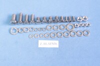Jawa 250 complete motorcycle bolt set Kyvačka-polished stainless steel