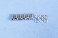 Jawa 250 complete motorcycle bolt set Kyvačka-polished stainless steel