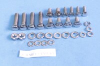 Set of screws for the entire motorcycle Jawa 250 Panelka - polished stainless steel