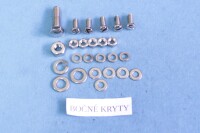 Set of screws for the entire motorcycle Jawa 250 Panelka - polished stainless steel
