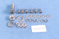 Set of screws complete motorcycle Jawa 350 Pérák - Communist-polished stainless steel