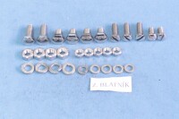 Set of screws complete motorcycle Jawa 350 Pérák - Communist-polished stainless steel