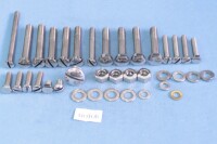 Set of screws complete motorcycle Jawa 350 Pérák - Communist-polished stainless steel