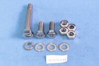 Set of screws complete motorcycle Jawa 350 Pérák - Communist-polished stainless steel