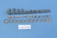 Jawa 350 Jawa 350 complete motorcycle bolt set Kyvačka-polished stainless steel