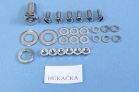 Jawa 350 Jawa 350 complete bolt set Panelka-polished stainless steel