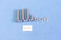 Set of screws for the entire motorcycle Pionýr 555 - polished stainless steel