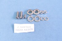 Set of screws for the entire motorcycle S11 - polished stainless steel