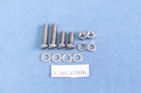 Set of screws for the entire motorcycle S11 - polished stainless steel