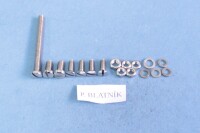 Set of screws for the entire motorcycle S11 - polished stainless steel