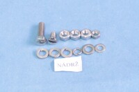 Set of screws for the entire motorcycle S22 - polished stainless steel