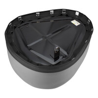 Saddle Pionýr 550 black - gray leatherette DOLARO