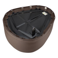 Saddle Pionýr 550 - brown leatherette DOLARO