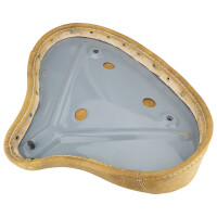 Pérák front saddle - light brown - leather - PROFI