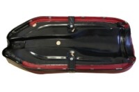 Saddle straight Jawa/ČZ black - red