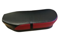 Saddle straight Jawa/ČZ black - red