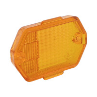 Square turn signal cover Simson, MZ ETZ - orange