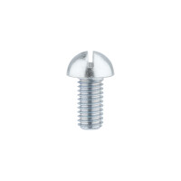 Screw M5x10 - round head - zinc