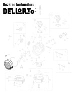 Dellorto Babetta carburettor filter insert - metal
