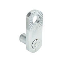 Foot brake lever retainer Jawa Pérák - chrome