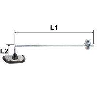 Mirror on a stick - square