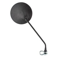 Mirror Universal round long M8 - black rod