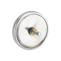 Reflector with screw - polished aluminum