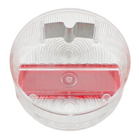 Simson tail light cover - round clear