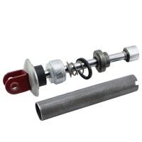 Piston rod of rear shock absorber Jawa/Kyvačka, Panelka - complete - CZ